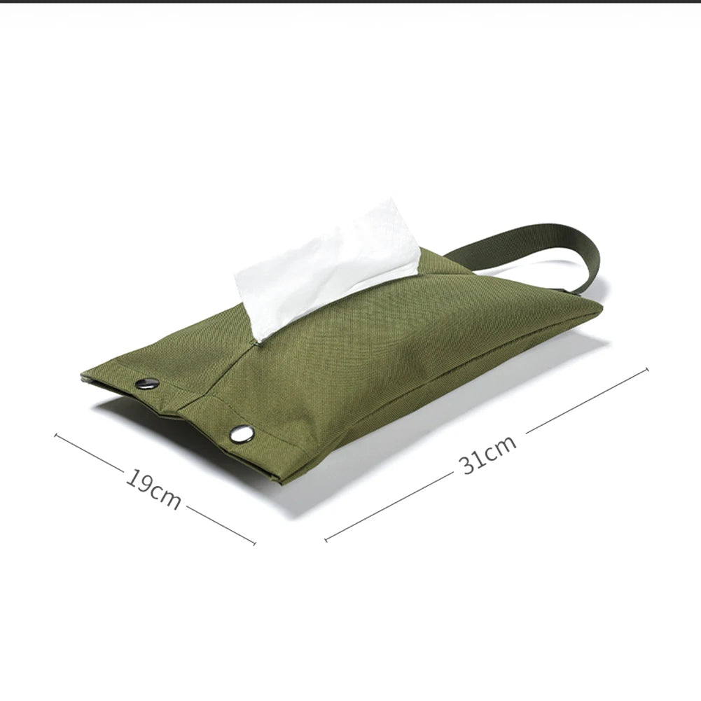 Camping Toilet Paper Holder Bag Camping Tent Folding Toilet Paper Hanging Holder Roll Case Storage Box Bag Outdoor Camping Tools