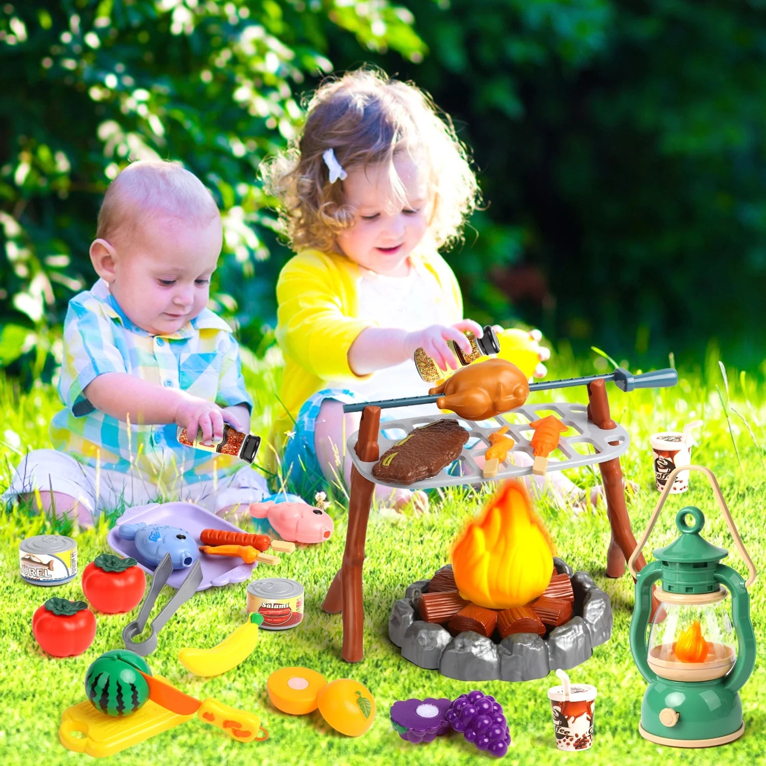 Kids Tent Set with 49 Pieces, Indoor Pop-Up Play Tent for Toddlers Girls 3-6 Years, Birthday Christmas Gift for Kids Girls 3-6 Years.