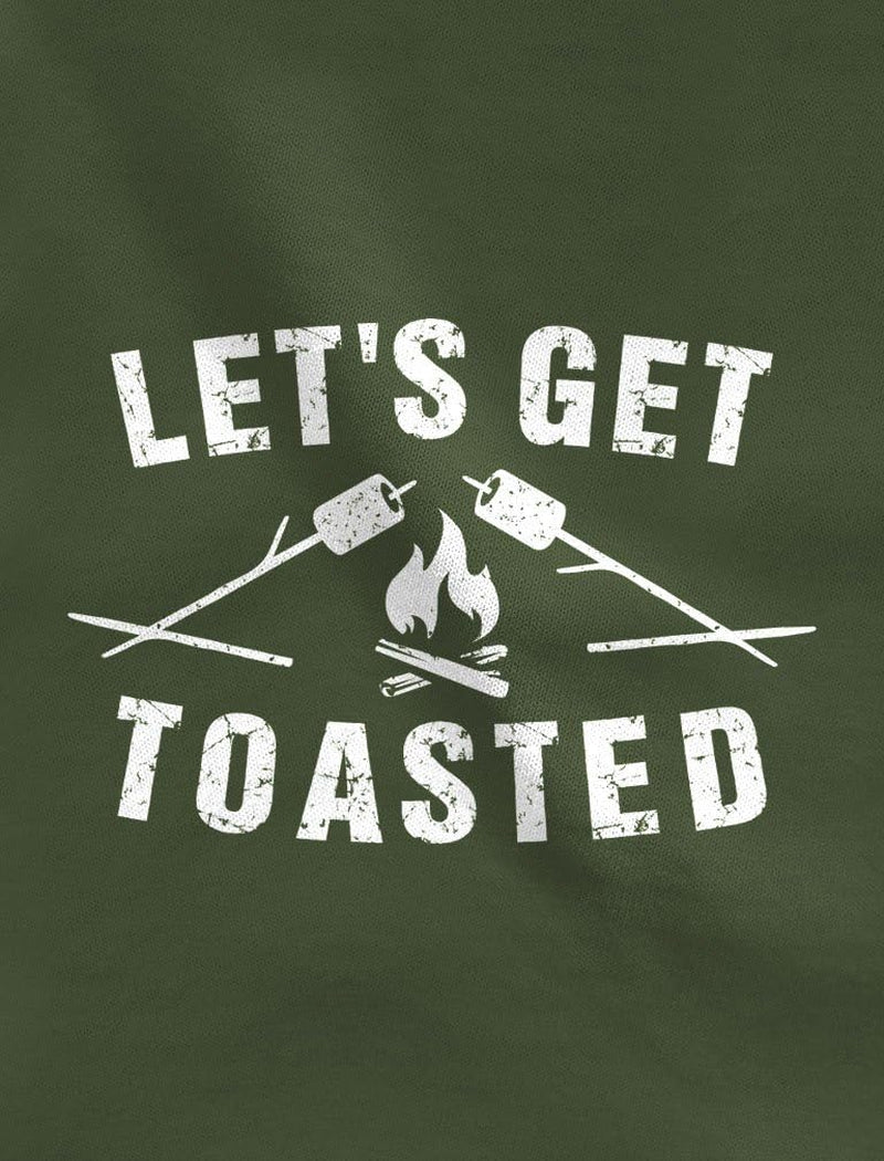 Camping Gift Let'S Get Toasted - Funny Camping Hoodie