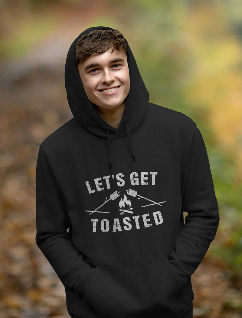 Camping Gift Let'S Get Toasted - Funny Camping Hoodie