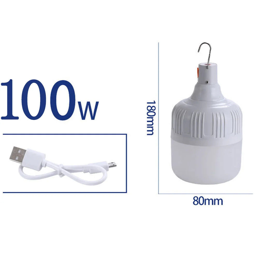 ZK30 Portable Camping Light Rechargeable Led Light Camping Lantern Emergency Bulb High Power Flashlight Camping Equipment Bulb