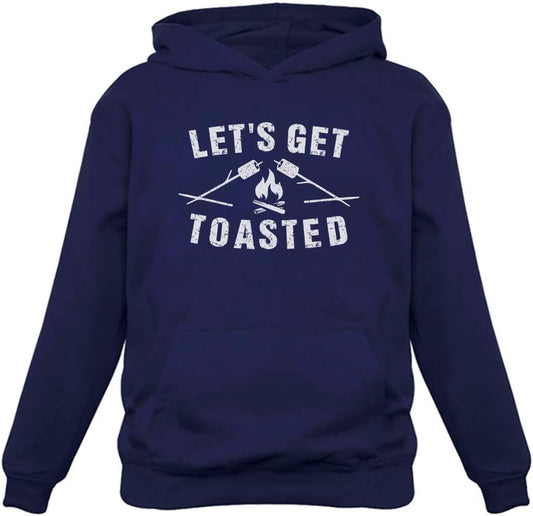 Camping Gift Let'S Get Toasted - Funny Camping Hoodie