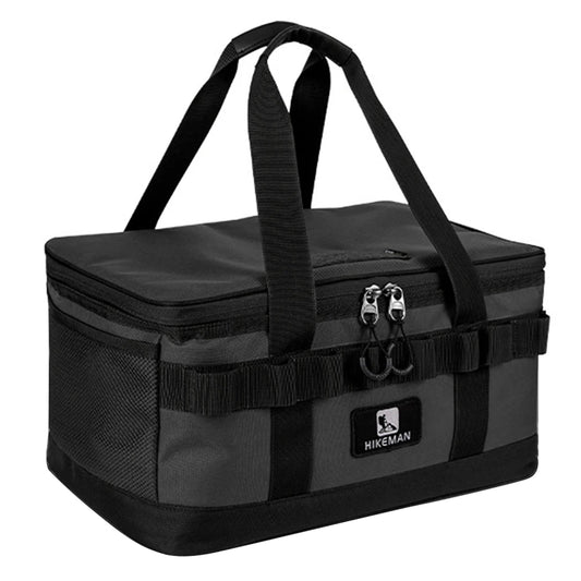 20L Tableware Storage Bag W/Dual Zipper Cookware Utensils Kit Bag Camping Cooking Utensil Organizer Camping Equipment