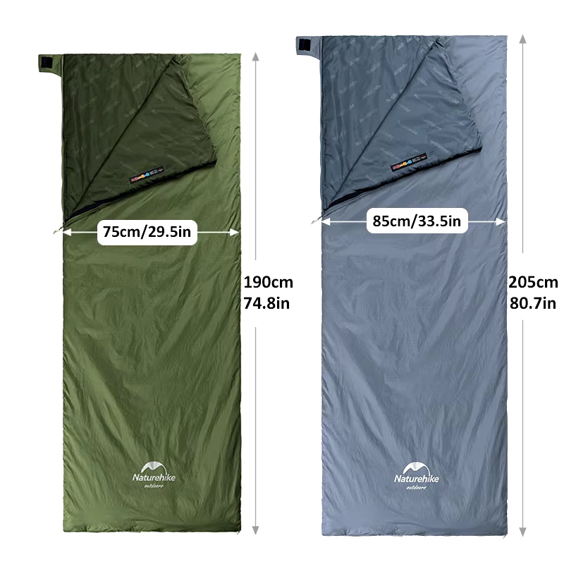 Lw180 Sleeping Bag Ultralight Cotton Sleeping Bag Spring Summer Sleeping Bag Outdoor Hiking Camping Sleeping Bag